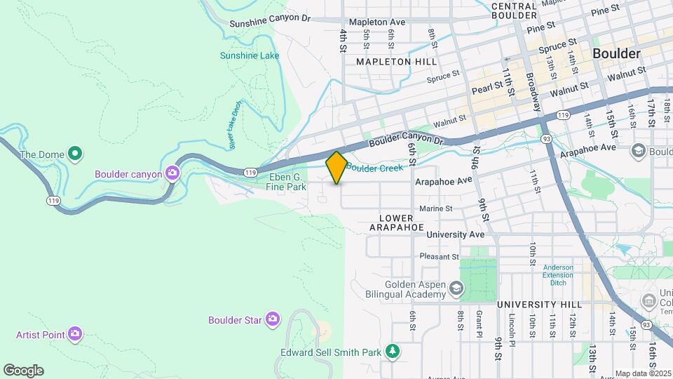 1641 4th St Map and Location Details