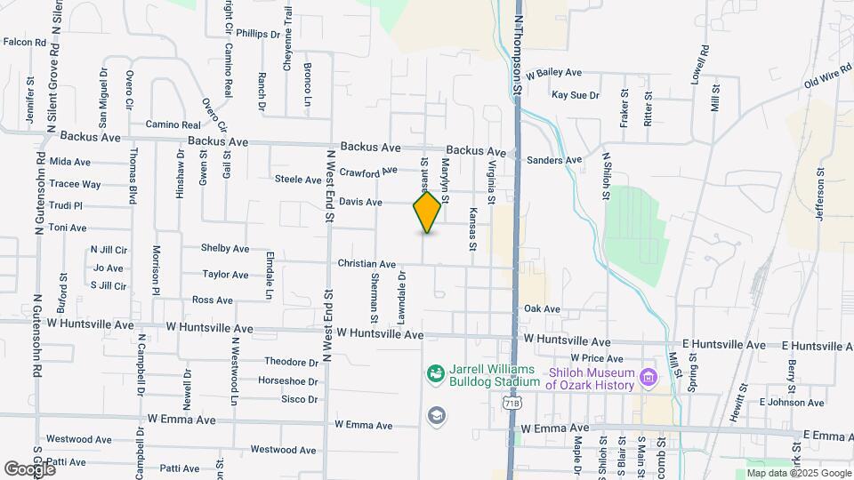 815 N Pleasant St Map and Location Details