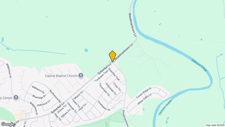 1609 Steadmantown Ln Map and Location Details