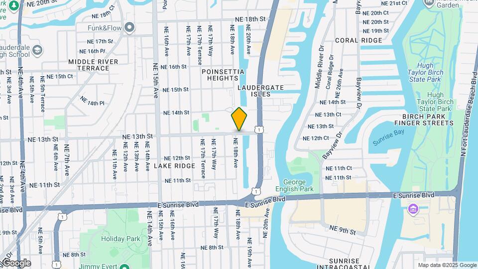 1804 NE 13th St Map and Location Details