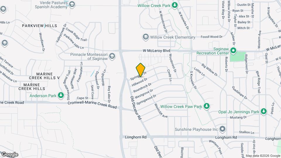 1100 Hillwood Dr Mapa y Detalles de la Ubicación