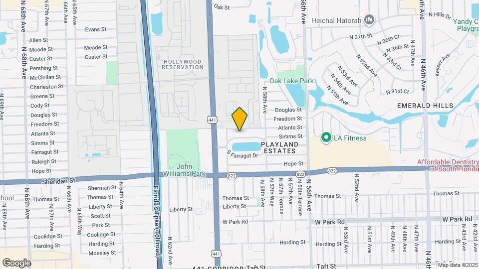 5911 N Farragut Dr Map and Location Details