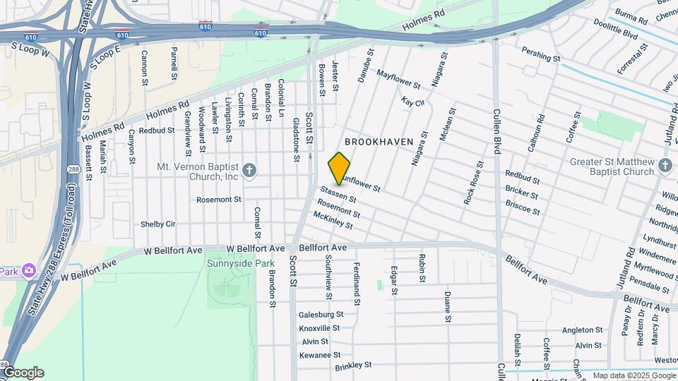 4101 Stassen St Map and Location Details