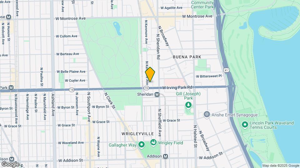 4011 N Kenmore Ave, Unit 301 Map and Location Details