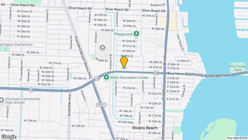 420 Blue Heron Blvd Map and Location Details