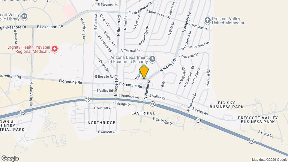 3112 N Navajo Dr Mapa y Detalles de la Ubicación