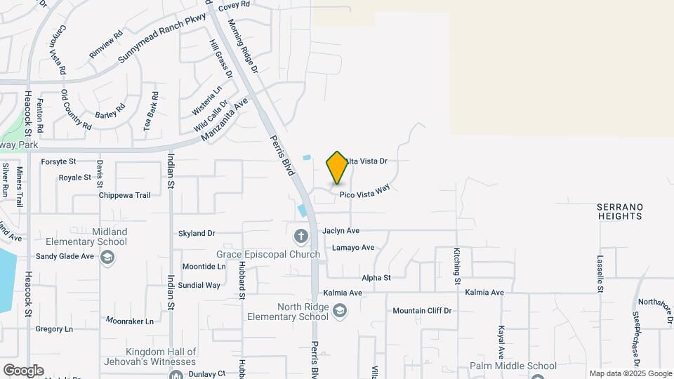25076 Pico Vista Way Map and Location Details