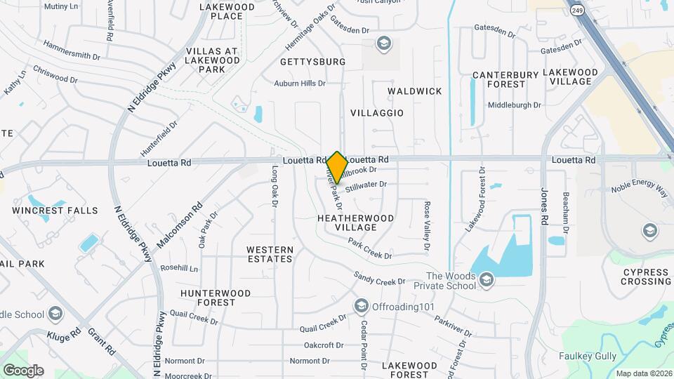 11926 Stillwater Dr Map and Location Details