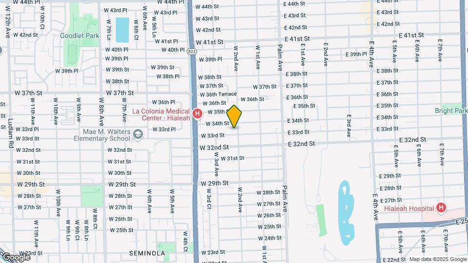217 W 33rd St Map and Location Details