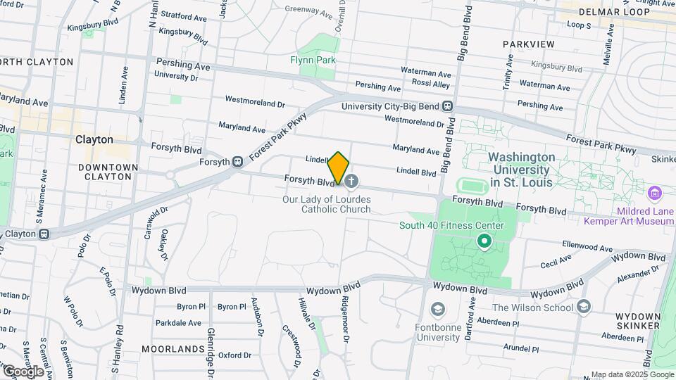 7212 Forsyth Blvd, Unit 1W Map and Location Details