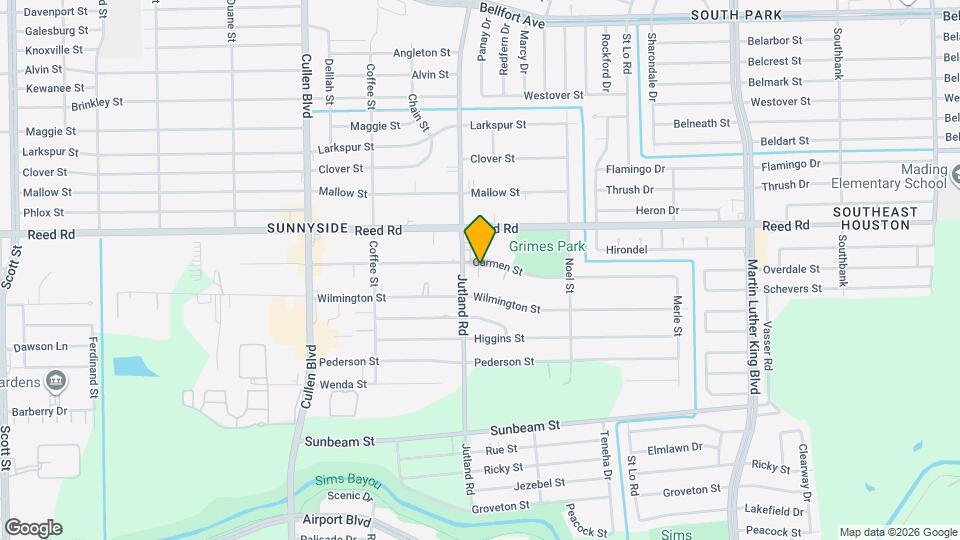 5014 Carmen St Mapa y Detalles de la Ubicación