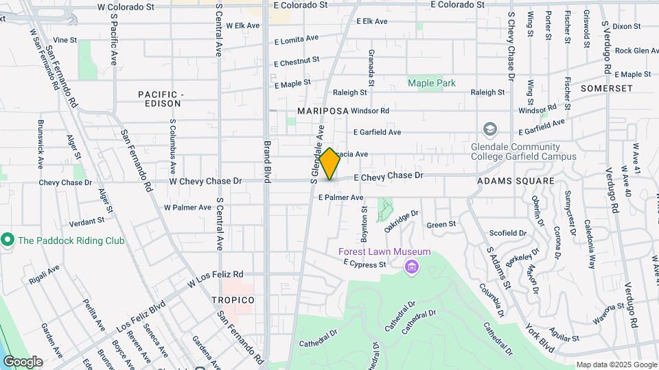 404 E Chevy Chase Dr Map and Location Details