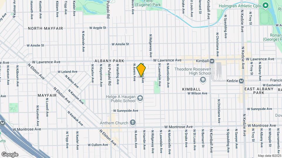 3801 W Leland Ave Mapa y Detalles de la Ubicación