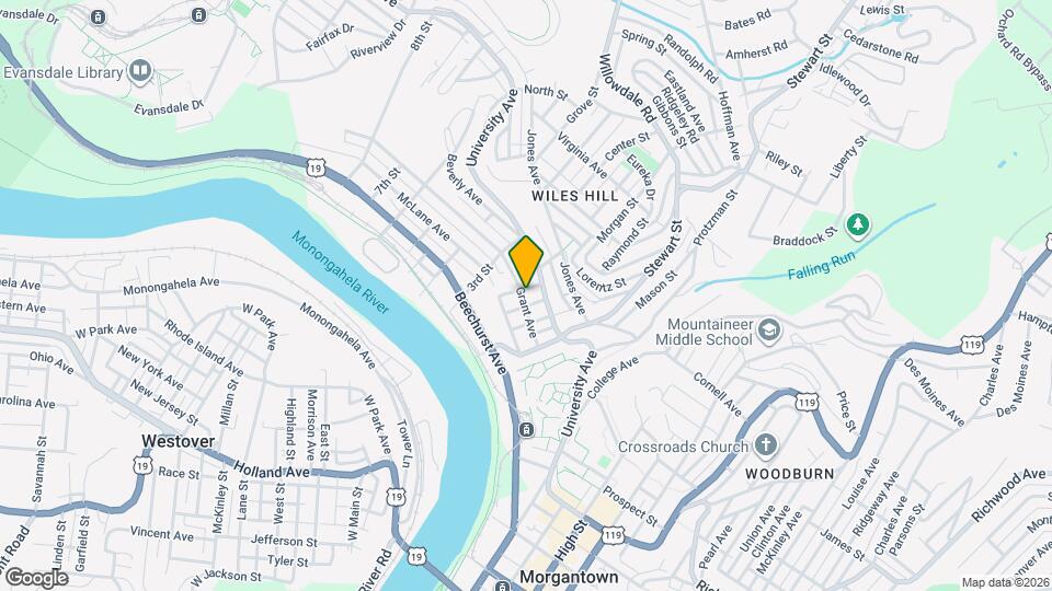 210 Grant Ave Mapa y Detalles de la Ubicación