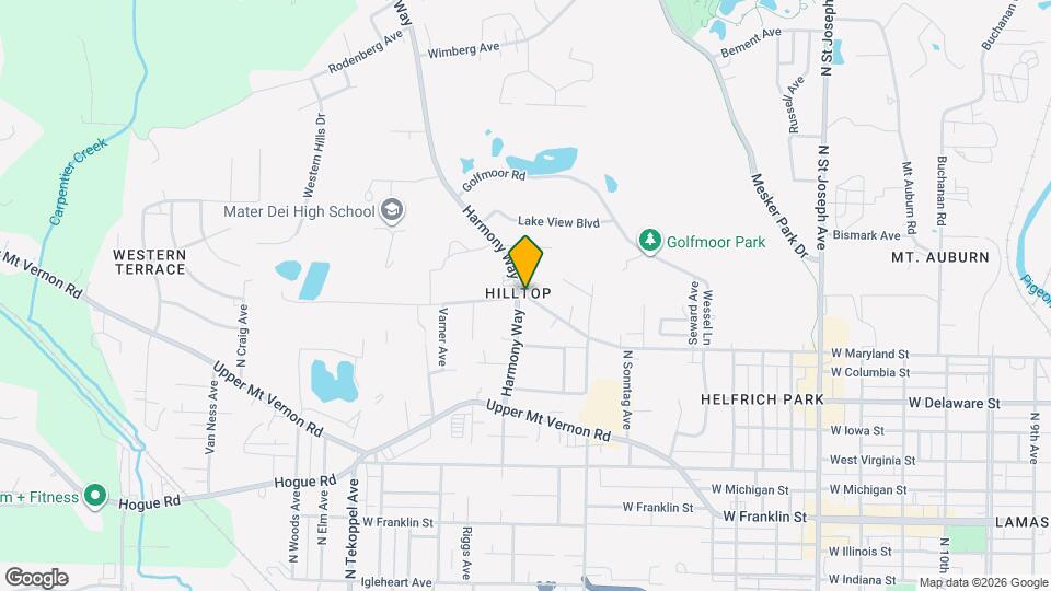 3036 W Maryland St Map and Location Details