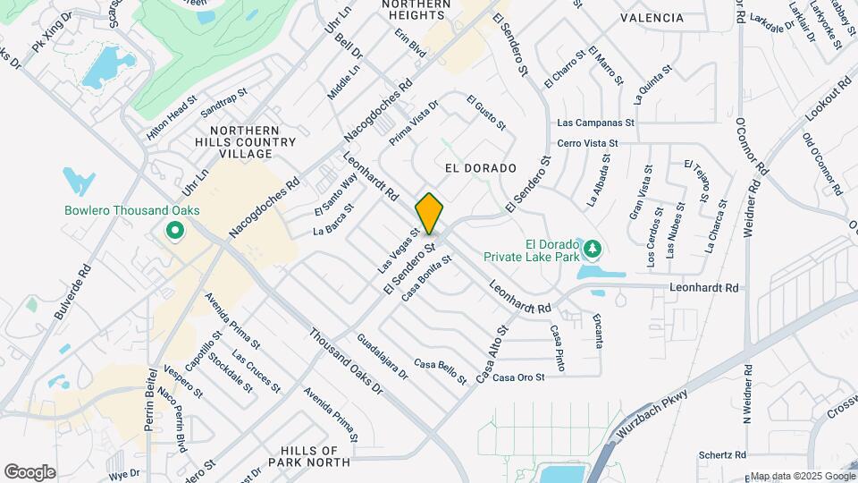12133 El Sendero St Map and Location Details