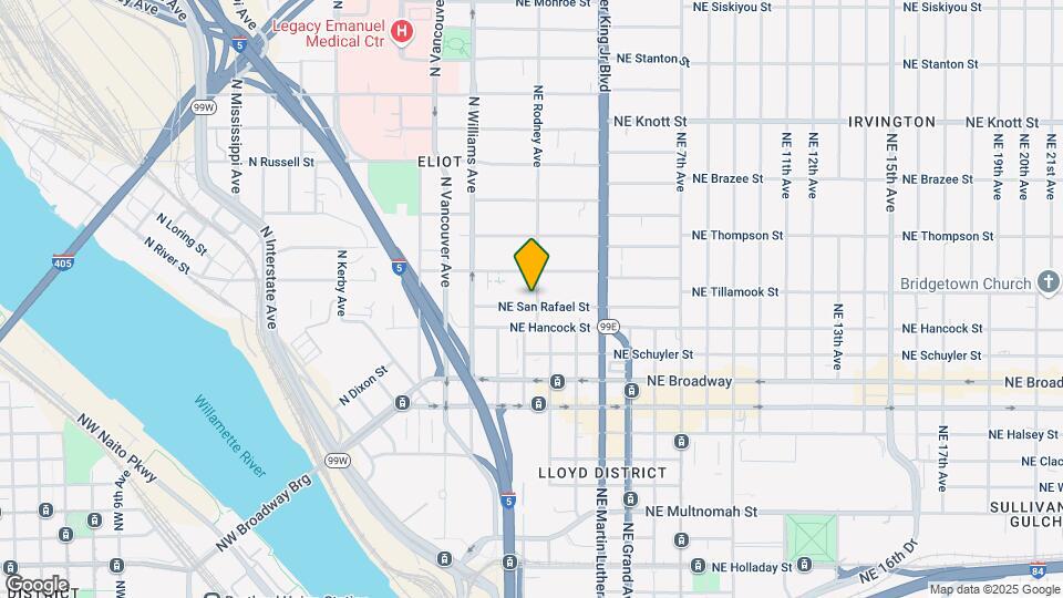 2017 NE Rodney Ave Map and Location Details