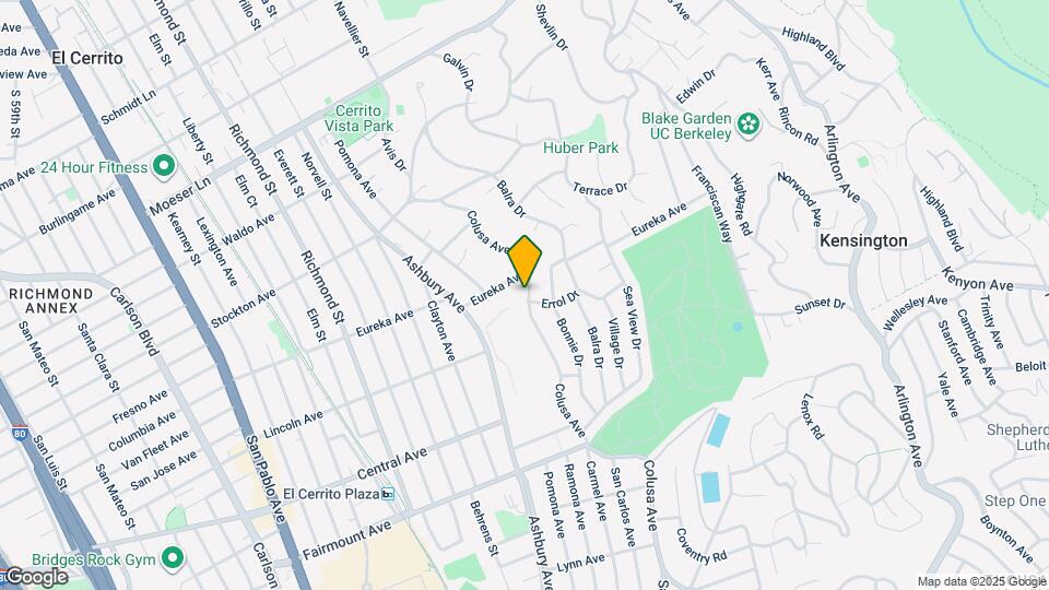 605 Colusa Ave Map and Location Details