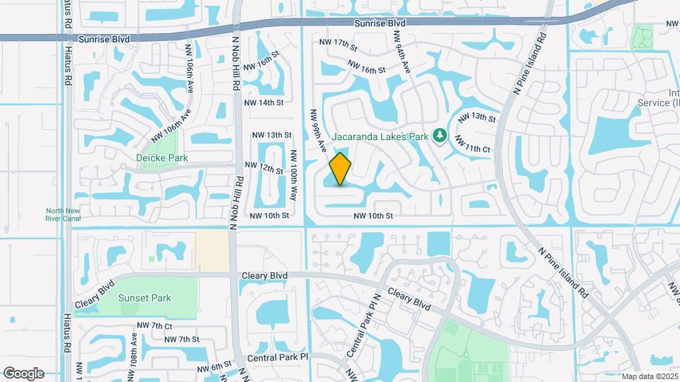 9841 NW 10th Ct Map and Location Details