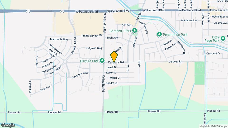 1011 Cardoza Rd Map and Location Details