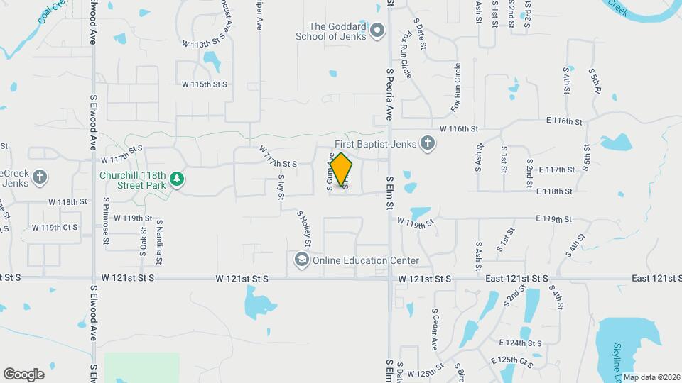 11720 S Fir Ave Map and Location Details