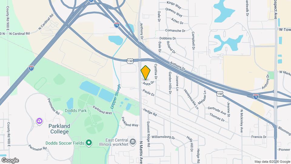 1726 Anita Dr Map and Location Details