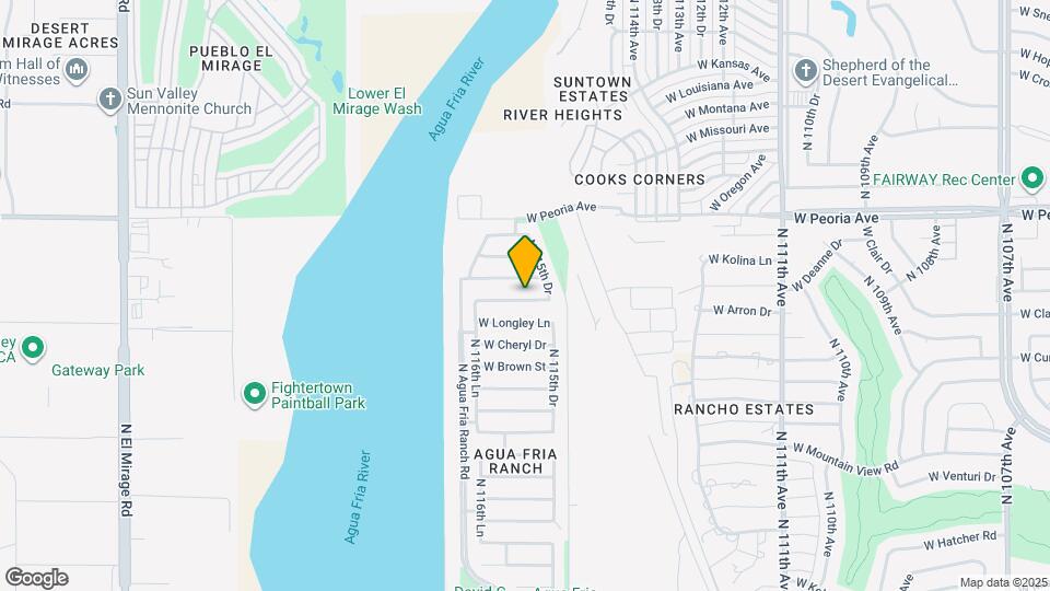 11580 W Duran Ave Map and Location Details