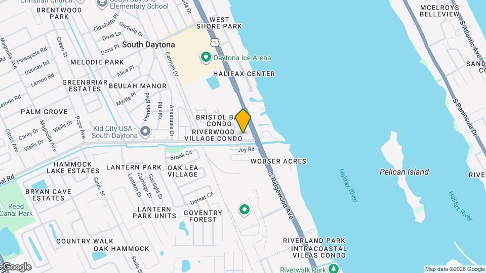 402 Banana Cay Dr, Unit J Mapa y Detalles de la Ubicación