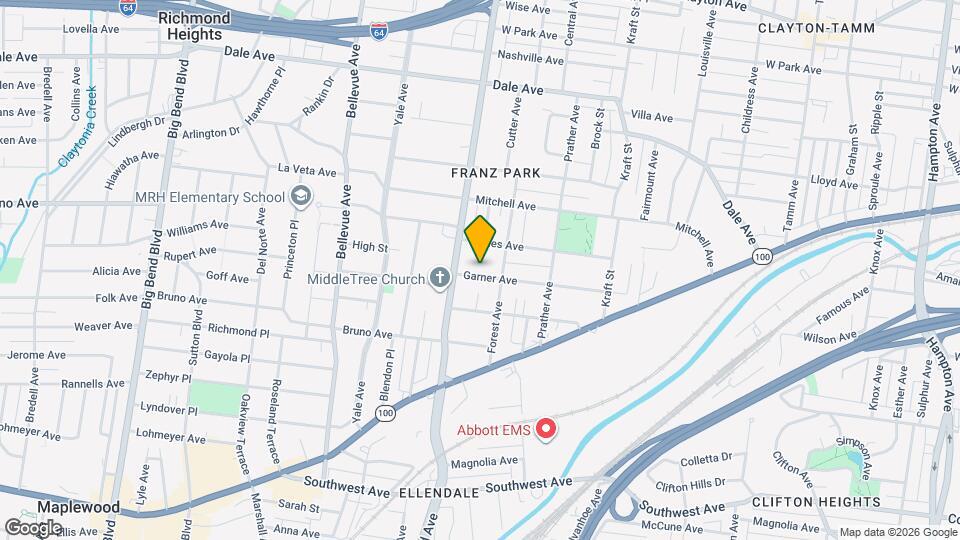 6927 Garner Ave Map and Location Details