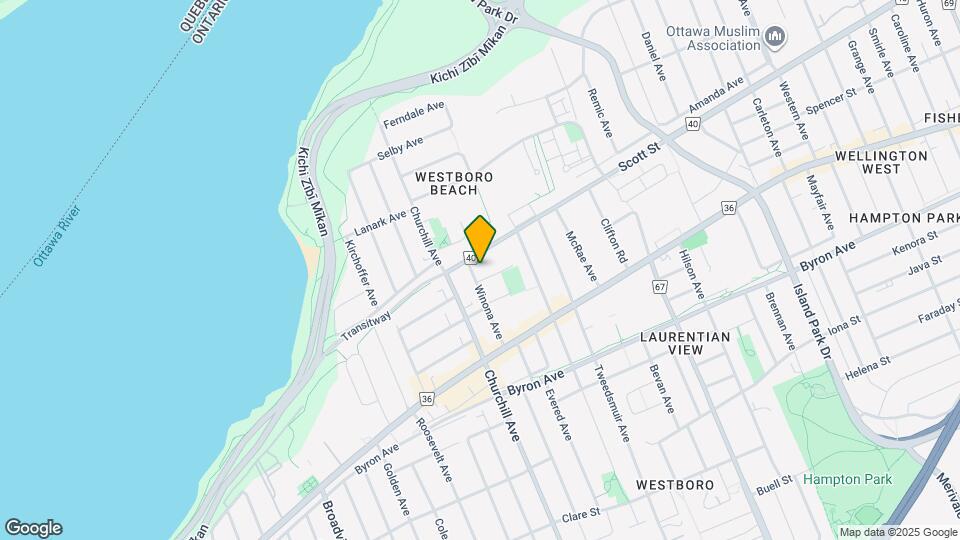 323 Winona Ave Map and Location Details