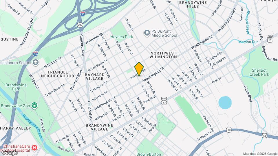 309 W 30th St Map and Location Details