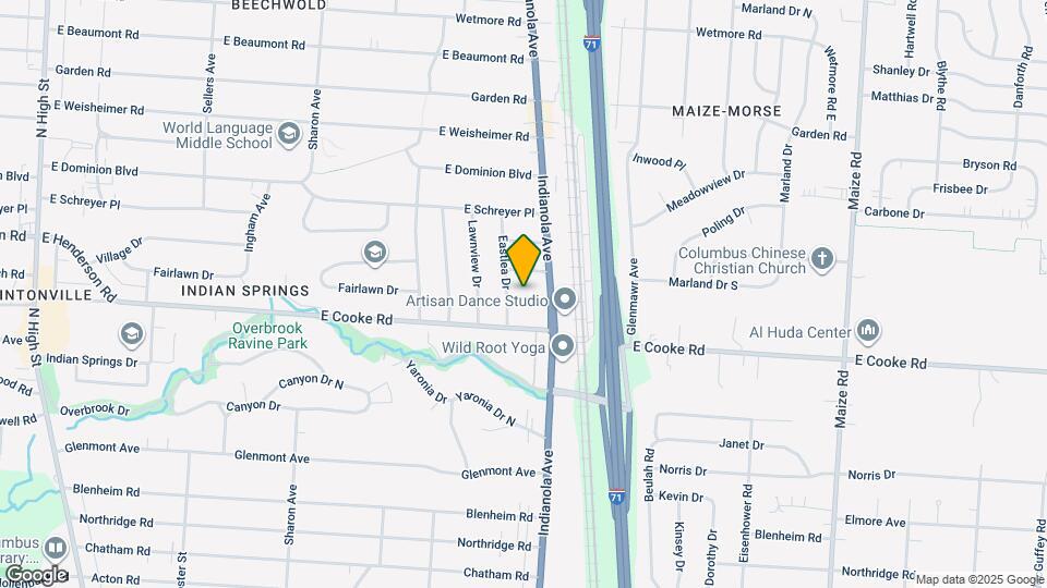 704 Fairlawn Dr Map and Location Details