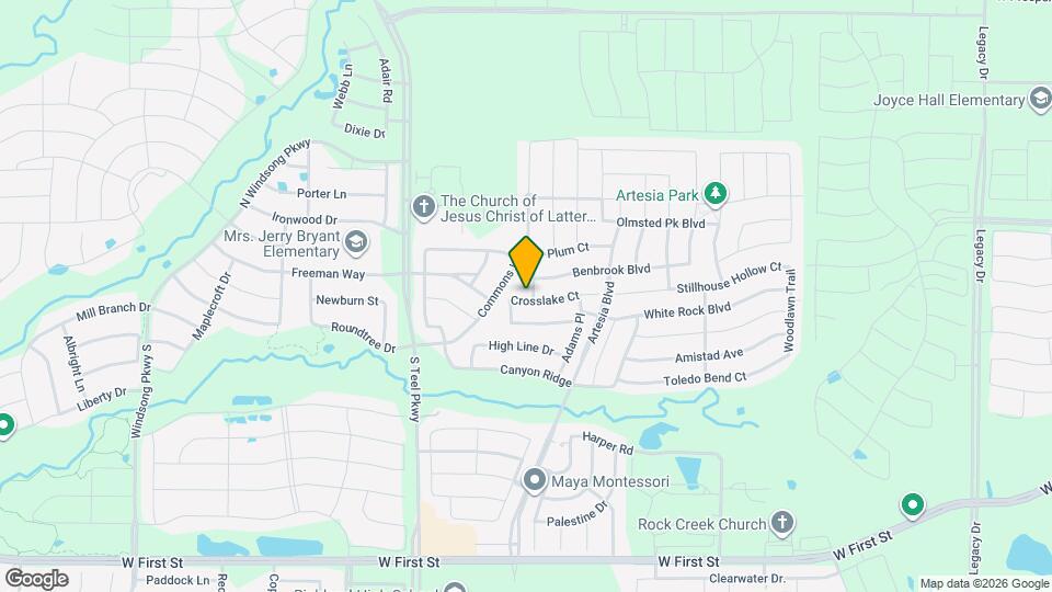 1801 Brownwood Blvd Map and Location Details