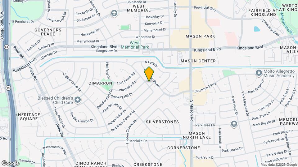 22206 Red River Dr Mapa y Detalles de la Ubicación