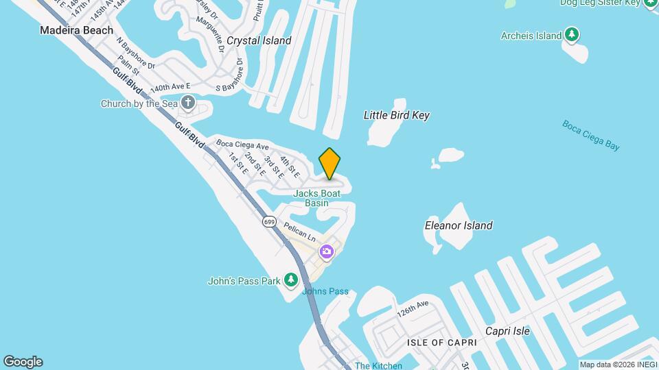 358 Boca Ciega Dr Map and Location Details