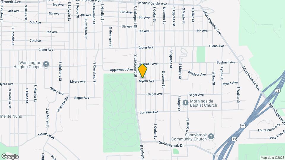 2657 S Palmetto St Map and Location Details