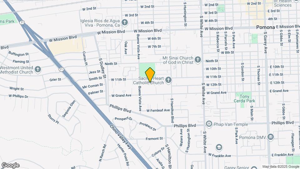 1224 W 11th St Map and Location Details