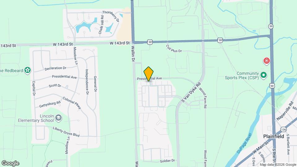 24708 George Washington Dr Map and Location Details