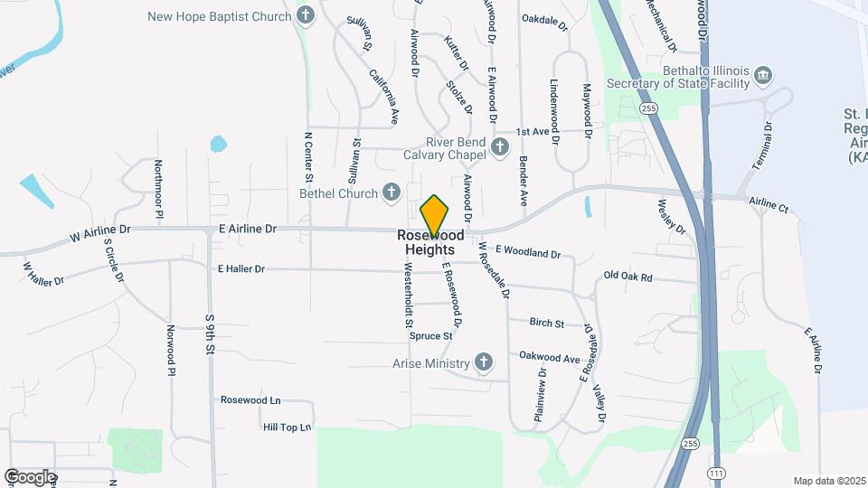 53 E Rosewood Dr Map and Location Details