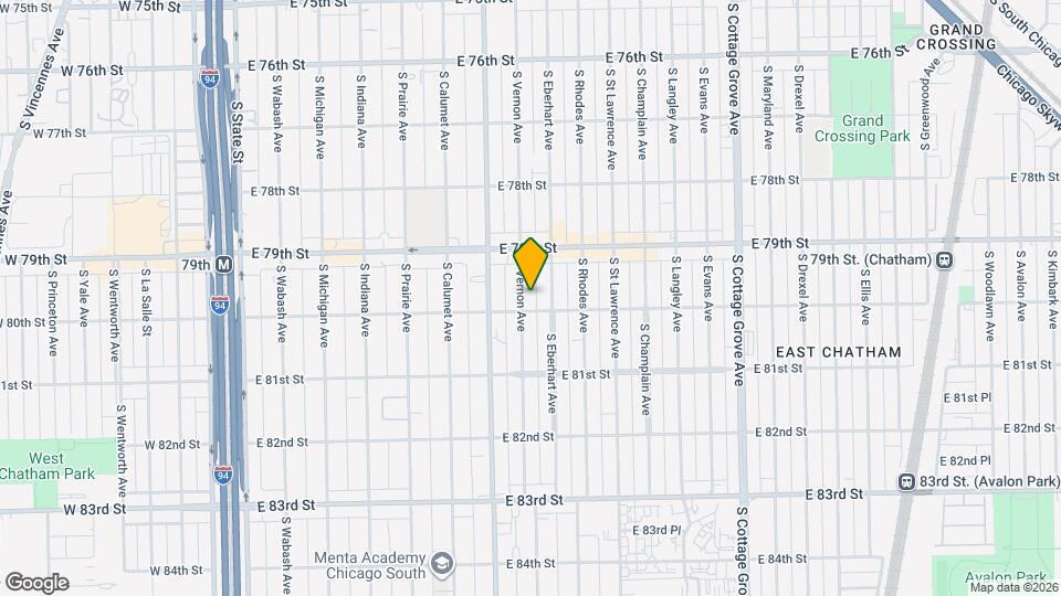 7943 S Vernon Ave, Unit 1 Mapa y Detalles de la Ubicación