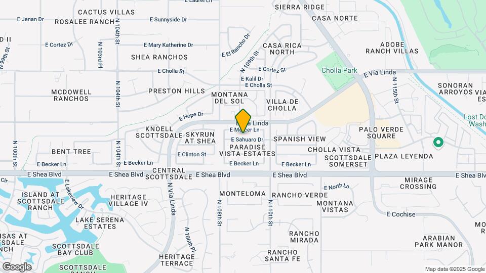 10880 E Sahuaro Dr Map and Location Details