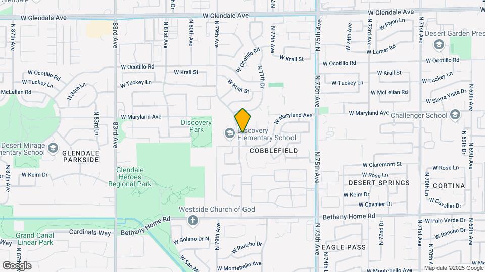 6416 N 78th Ln Map and Location Details