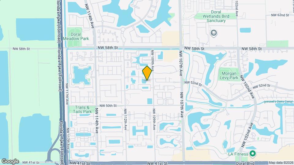 5334 NW 109th Ct Map and Location Details