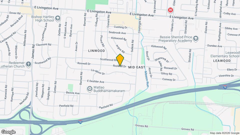 3523 Roswell Dr Map and Location Details