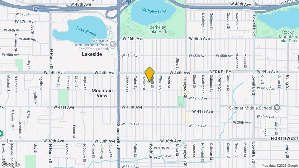 4327 1/2 Wolff St Map and Location Details