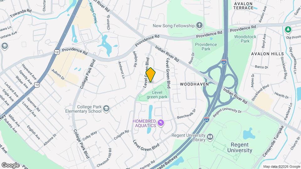 1105 Commonwealth Place Map and Location Details