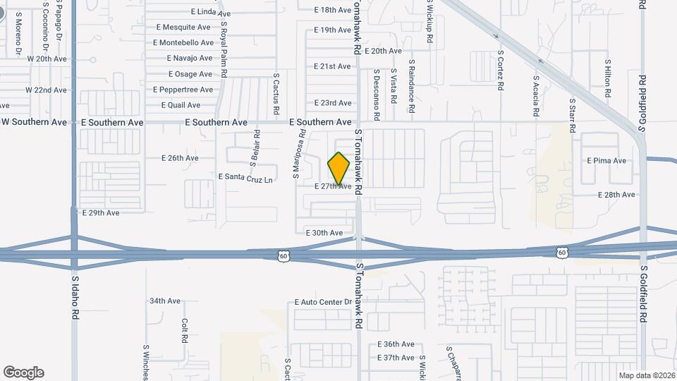 1477 E 27th Ave, Unit 4 Mapa y Detalles de la Ubicación