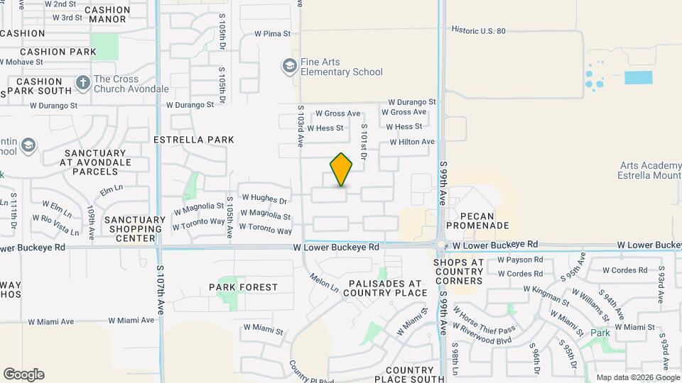 10141 W Hammond Ln Map and Location Details