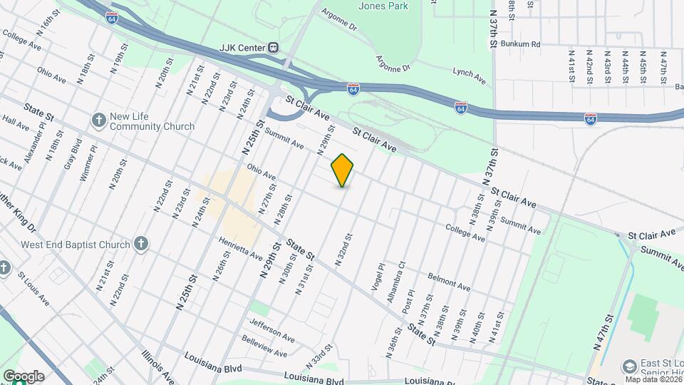 719 N 31st St Map and Location Details