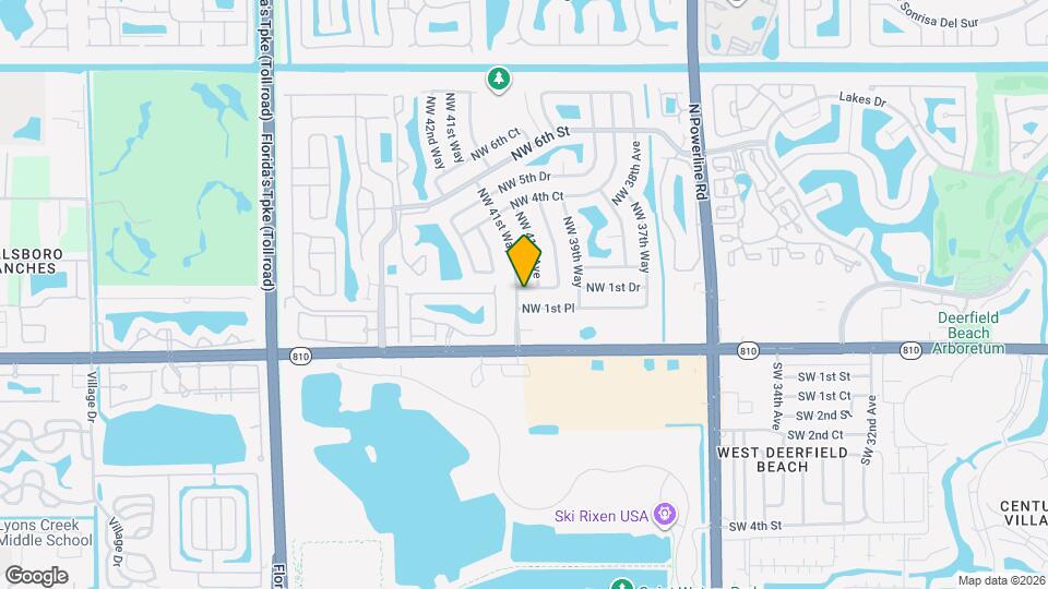 4138 NW 1st Dr Map and Location Details